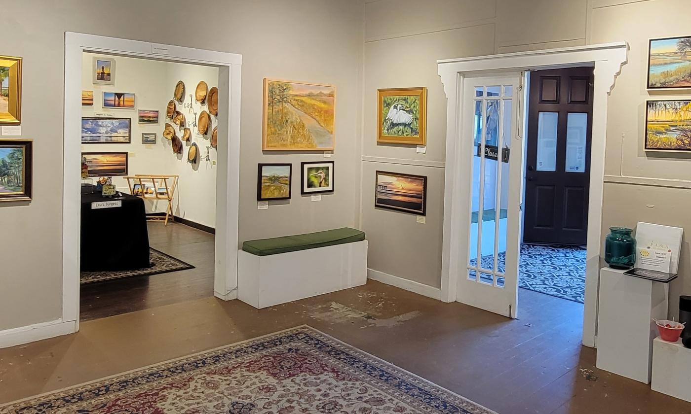 A view of interior entrance of PAStA Fine Art Gallery in St. Augustine