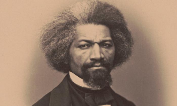 Frederick Douglass photographed in 1862