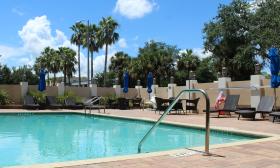 The pool at St. Augustine's DoubleTree by Hilton