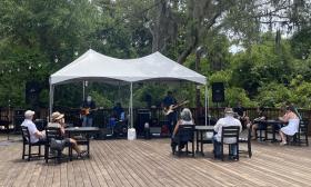 Live music performances take place on the Front Porch stage