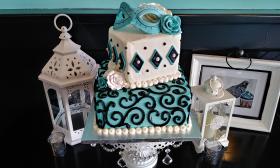 A custom cake designed by Sweet City
