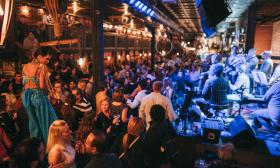Prohibition Kitchen with a live band and the energy of a night crowd