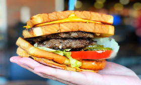 An award-winning burger from M Shack in Ponte Vedra, FL