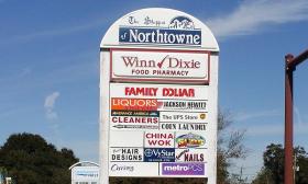 The Shoppes of Northtowne sign