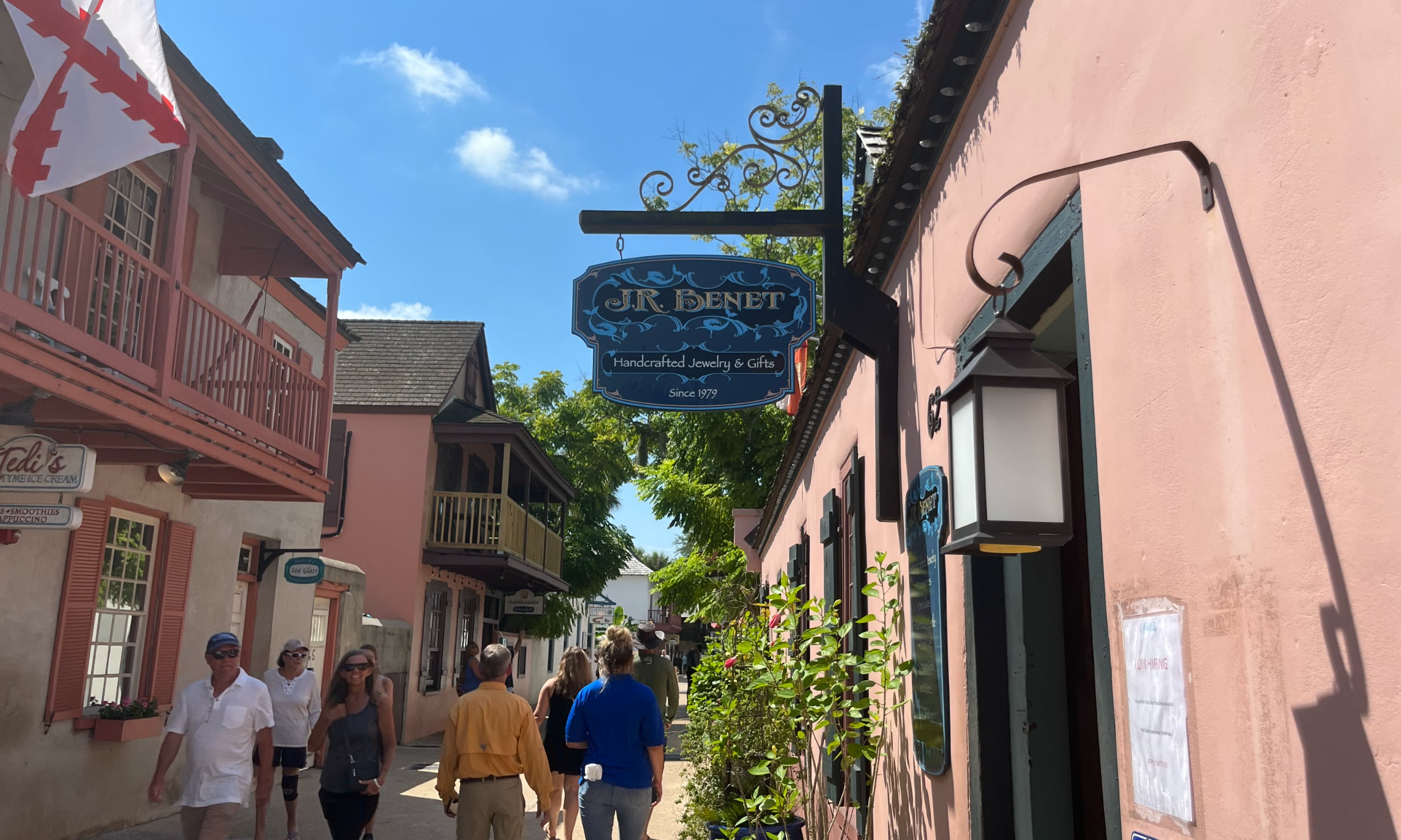 The Benet house on St. George Street in St. Augustine