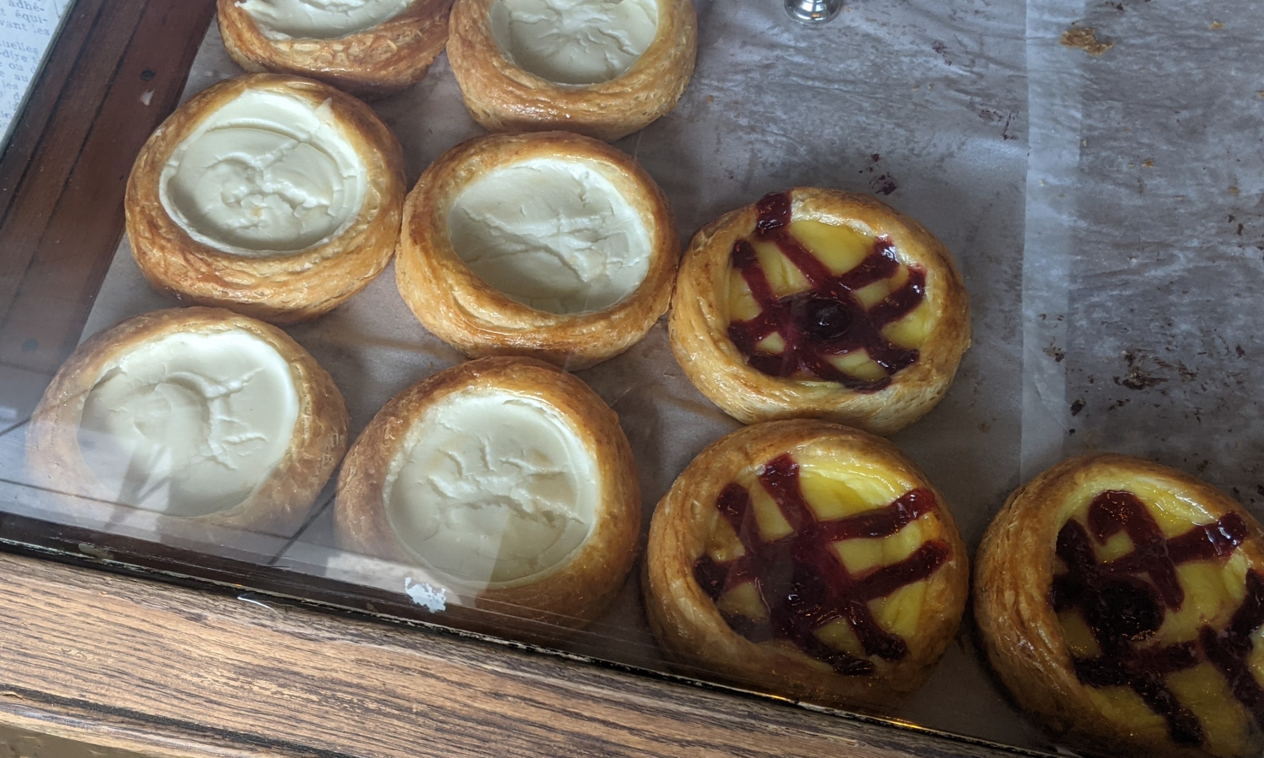 Petite pastries at Les Petits Pleasures in St. Augustine Beach.