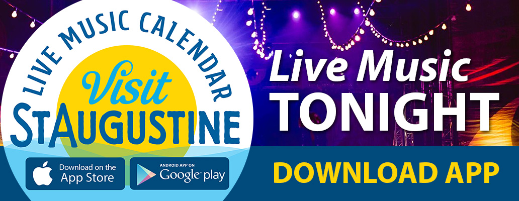 Download the Visit St. Augustine Live Music App