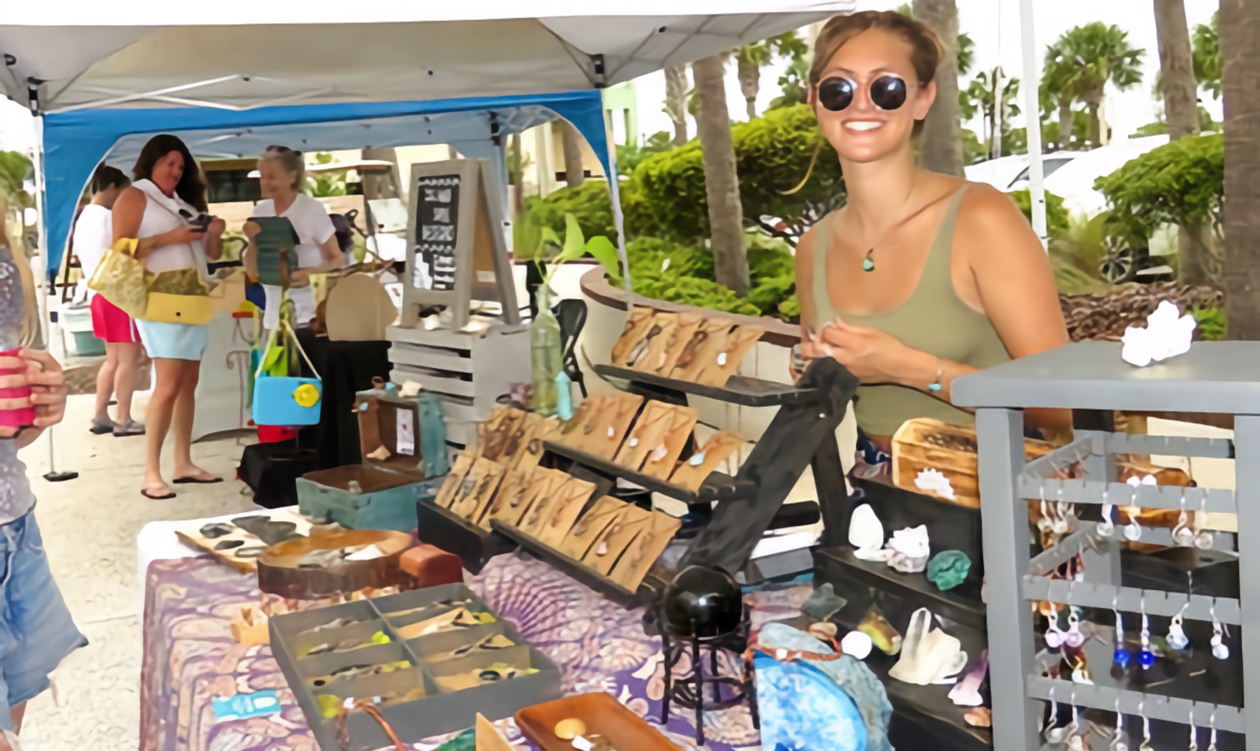 The Artisan Market at downtown Vilano Beach