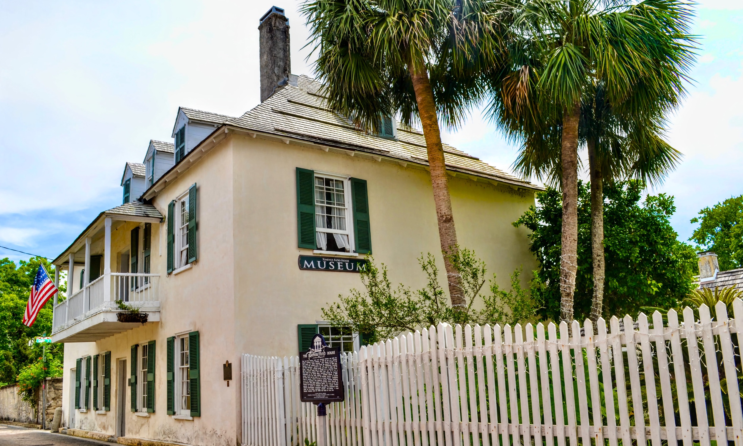 An outside look of the Ximenez-Fatio House