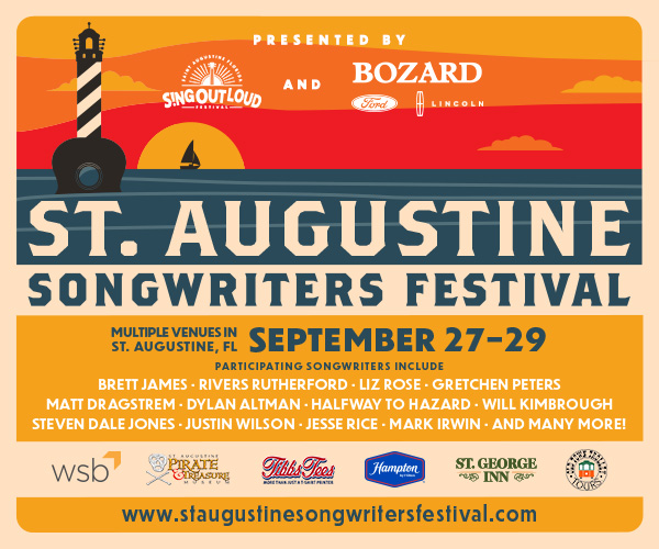 Ad for St. Augustine Songwriters