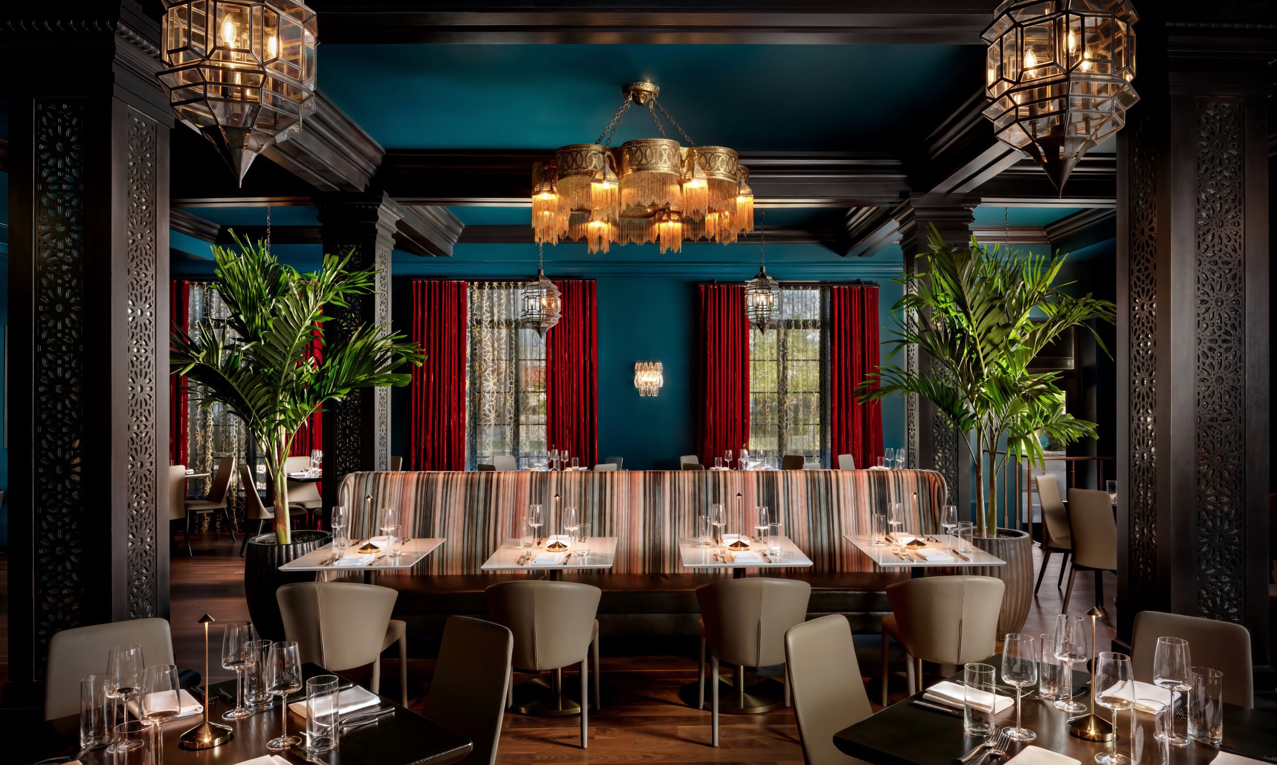 The dining area at Cordova Coastal Chophouse & Bar