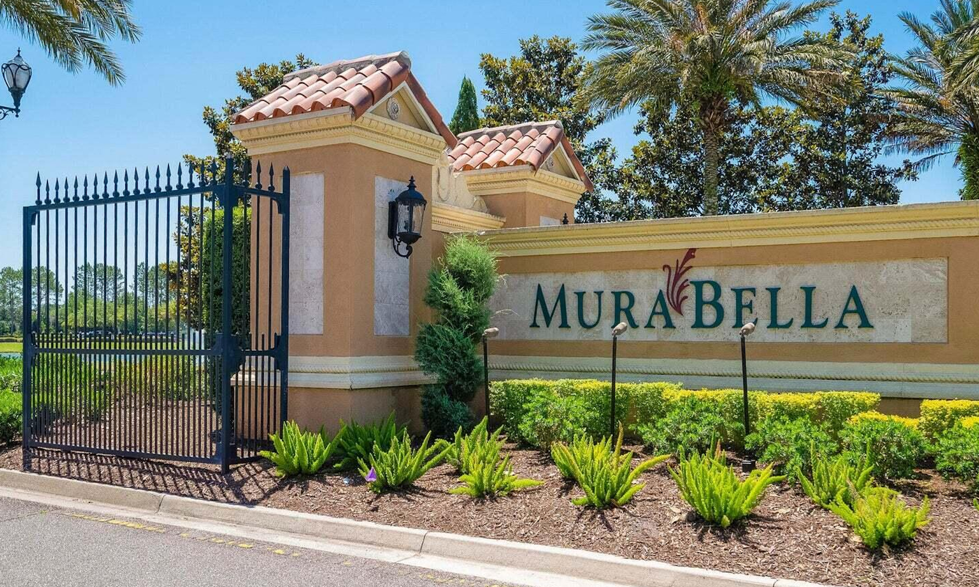 Murabella community's sign and gate