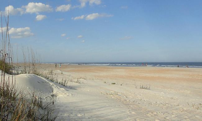 On Vilano Beach in St. Augustine.