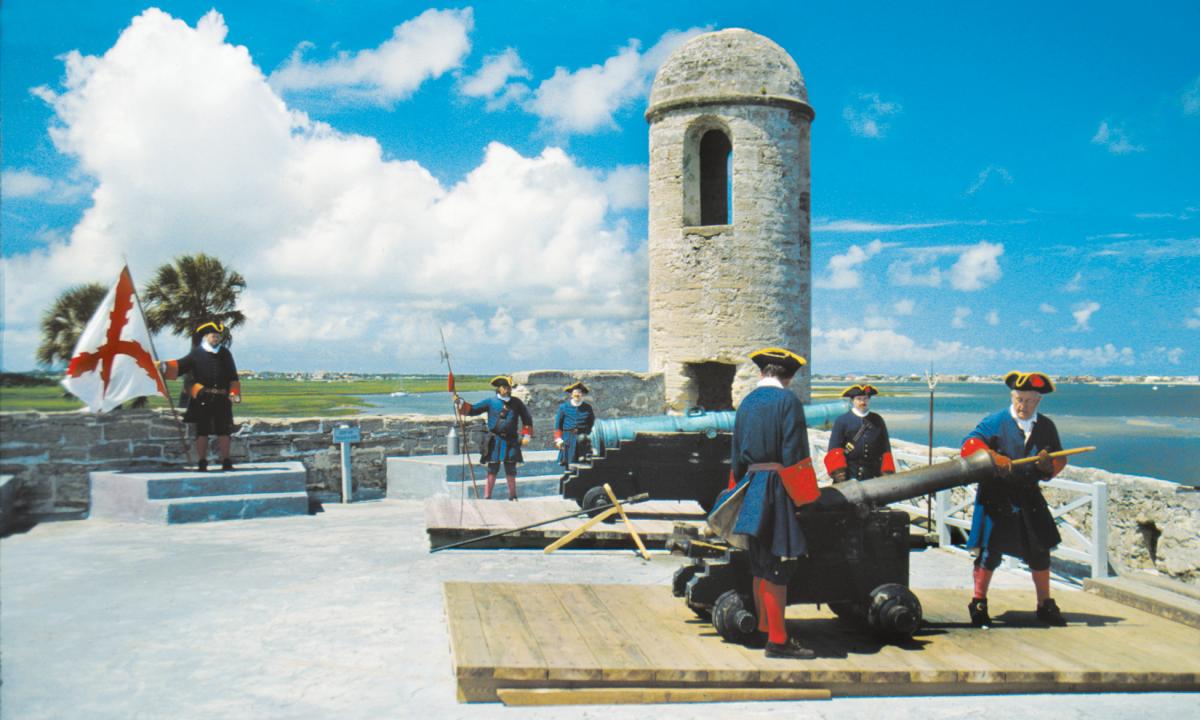St. Augustine Florida - Castillo Cannon Firing