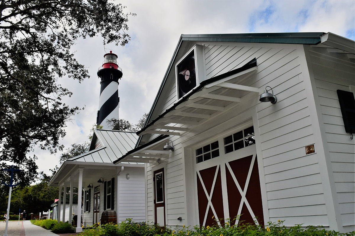 The grounds surrounding the St. Augustine Lighthouse
