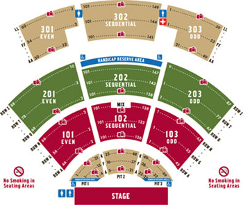 St Augustine Fl Amphitheater Seating Chart