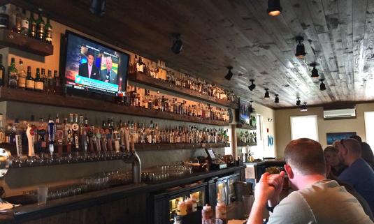 Mojo's in downtown St. Augustine offers a full bar and all the sports you can watch.
