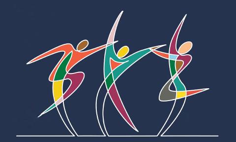 St. Augustine Ballet Company International Dance Festival Flyer with abstract dancing figures