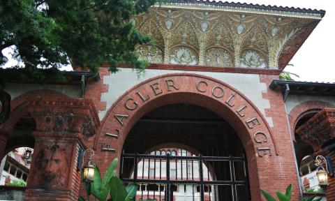 Flagler College front entrance in St. Augustine