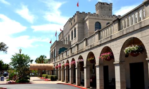 The front entrance of Ripley's Believe It Or Not! Odditorium shows the Moorish architecture, and archways