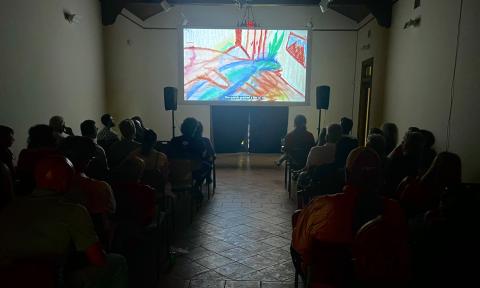 An experimental short film presented at FMFF