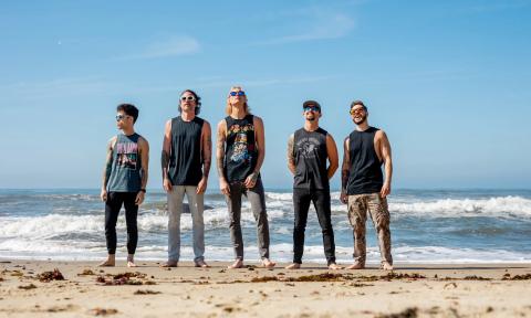 guys on the beach