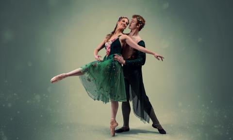 The lead dancers in South Carolina Ballet Companies, "A Midsummer Night's Dream"