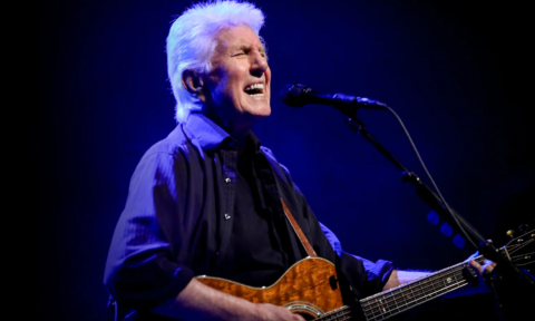 Graham Nash performs live on stage.