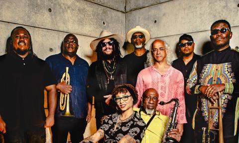 The core members of the Don Was Pan-Detroit Ensemble