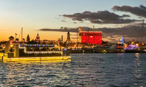 Florida Water Tours - Nights of Lights view