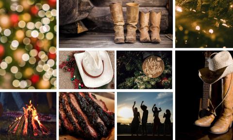 The western Christmas festivities at Wesley Wells Farms