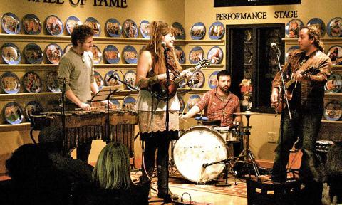 Enjoy New Orleans-jazz inspired music from the Blue Ribbon Healers at the Pioneer Barn.