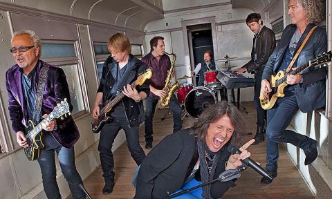 Foreigner jamming out! 