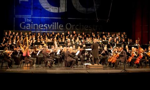 The Gainesville Orchestra will perform in concert at the St Augustine Amphitheatre. 