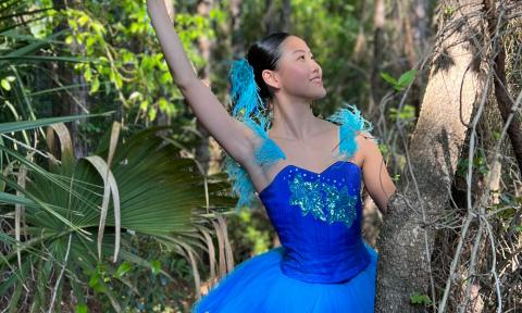 Ballerina, Natalie will dance in st. Augustine Ballet's spring production.