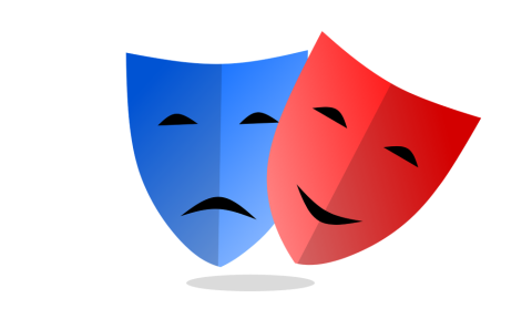 Comedy and Tragedy Theater Masks 