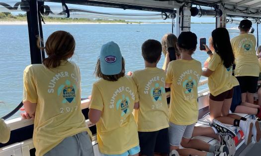 Florida Water Warriors on an educational excursion on the waters of St. Augustine.›