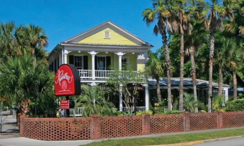 Front view of the Raintree Restaurant