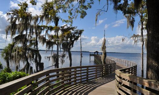 Alpine Groves Park on the St. Johns River near St. Augustine, FL.