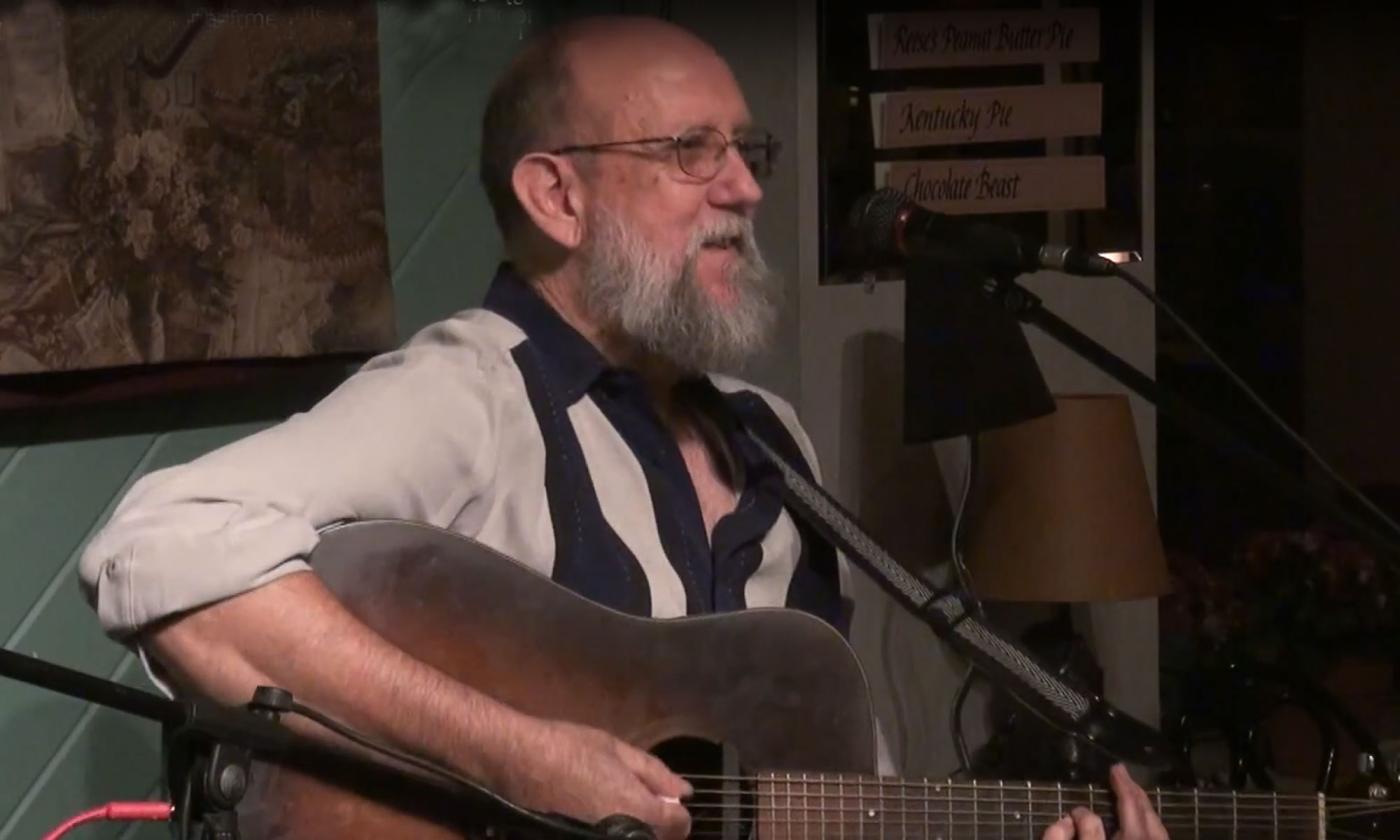 Charlie Robertson plays original songs in St. Augustine.