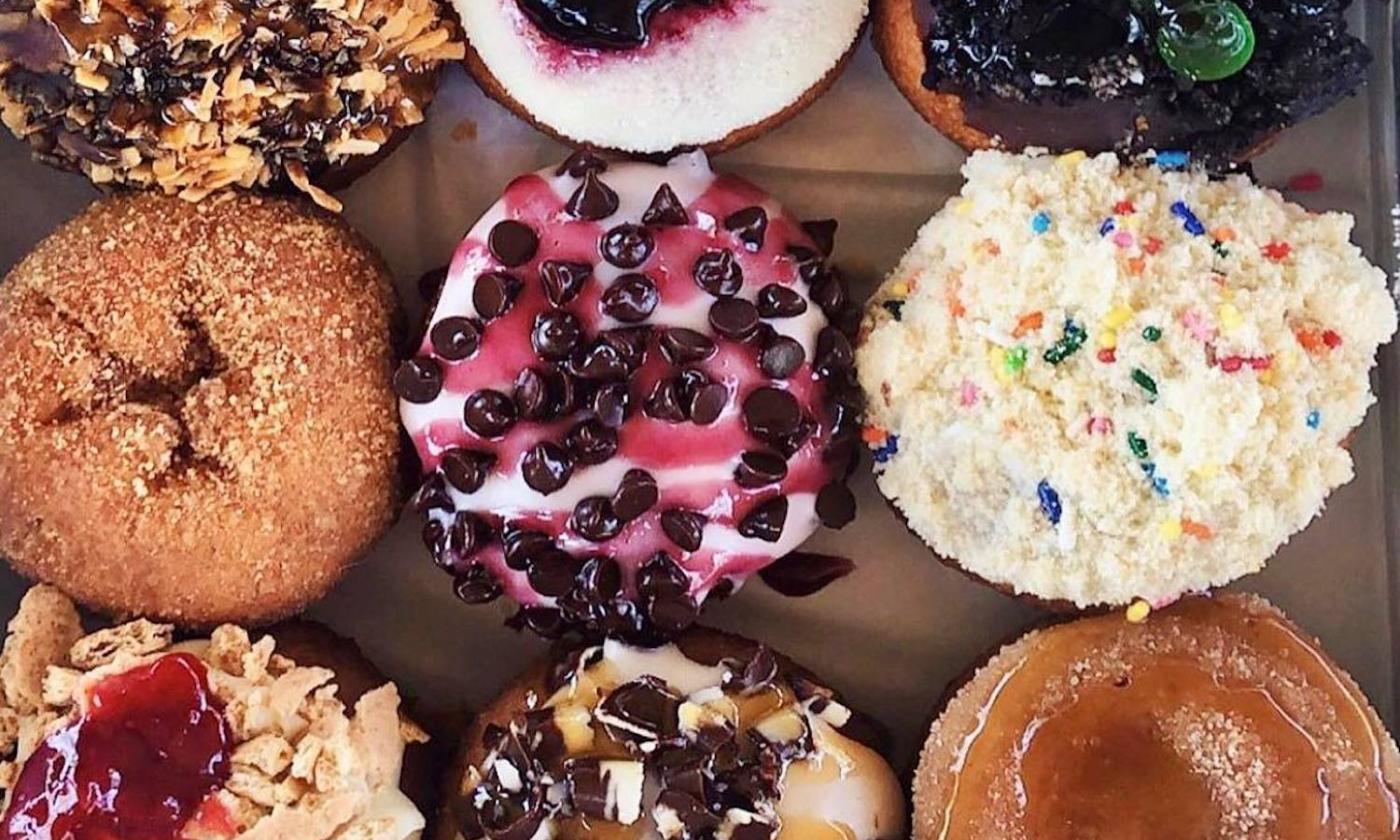 The donuts of Peace, Love and Little Donuts of St. Augustine.