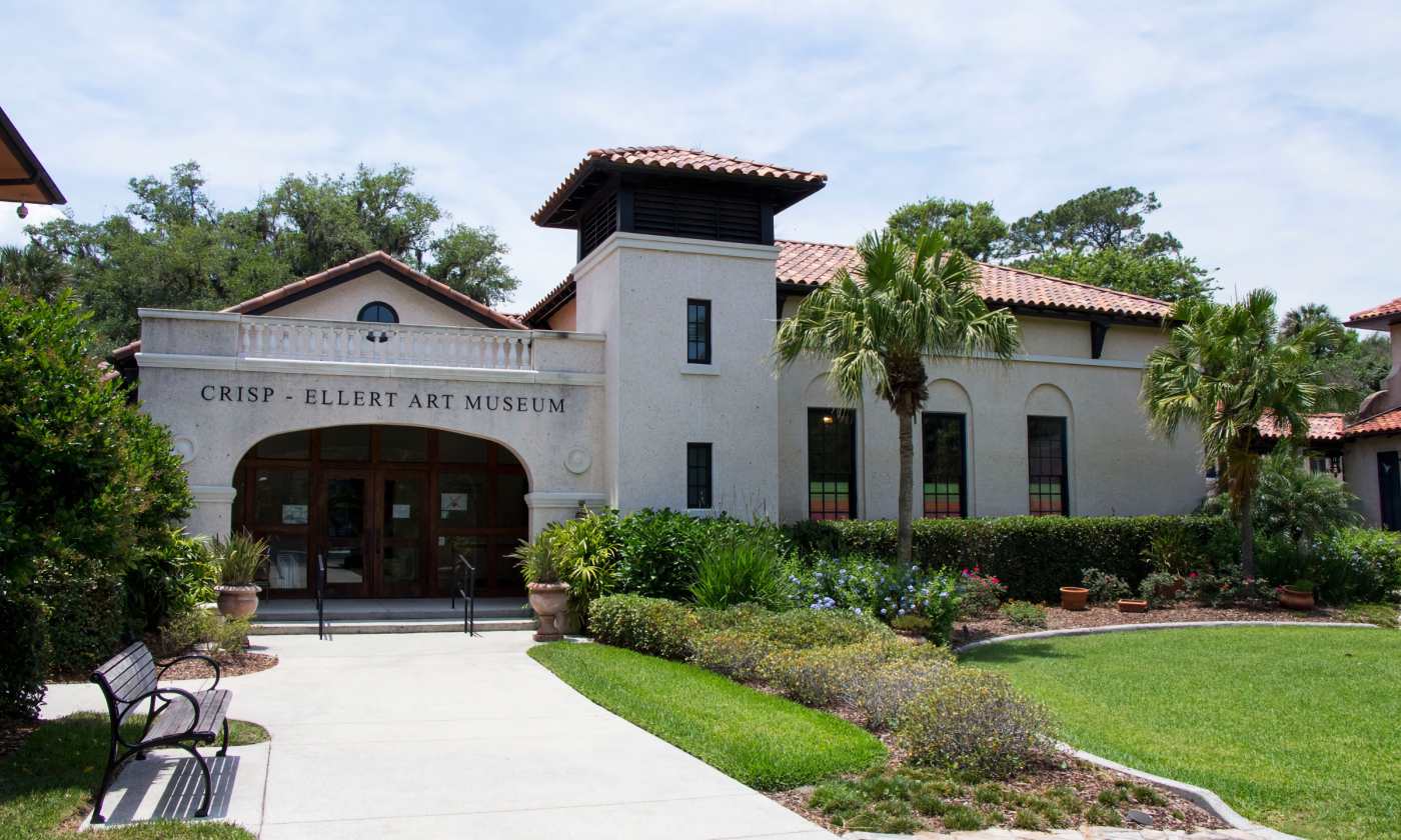 An exterior image of the Crisp-Ellert Museum.