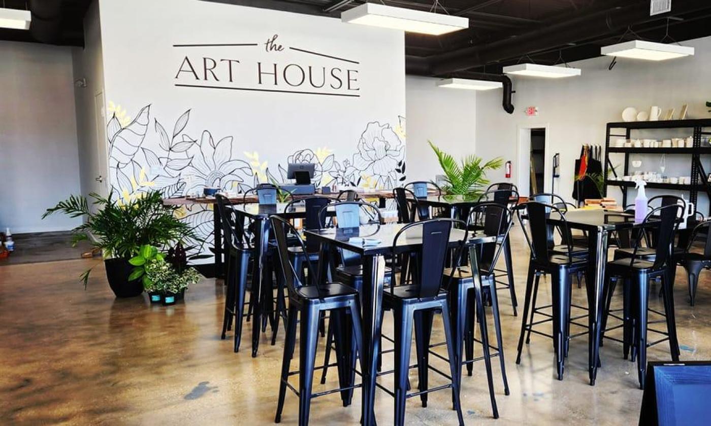 Interior view of The Art House — St. Augustine Beach