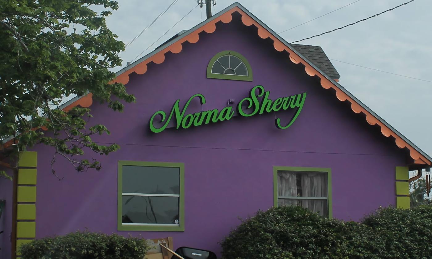 The outside of the Norma Sherry & Co. building