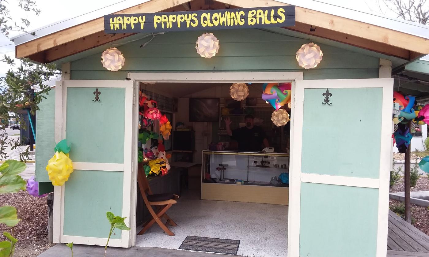 The exterior of the Happy Pappys Glowing Balls