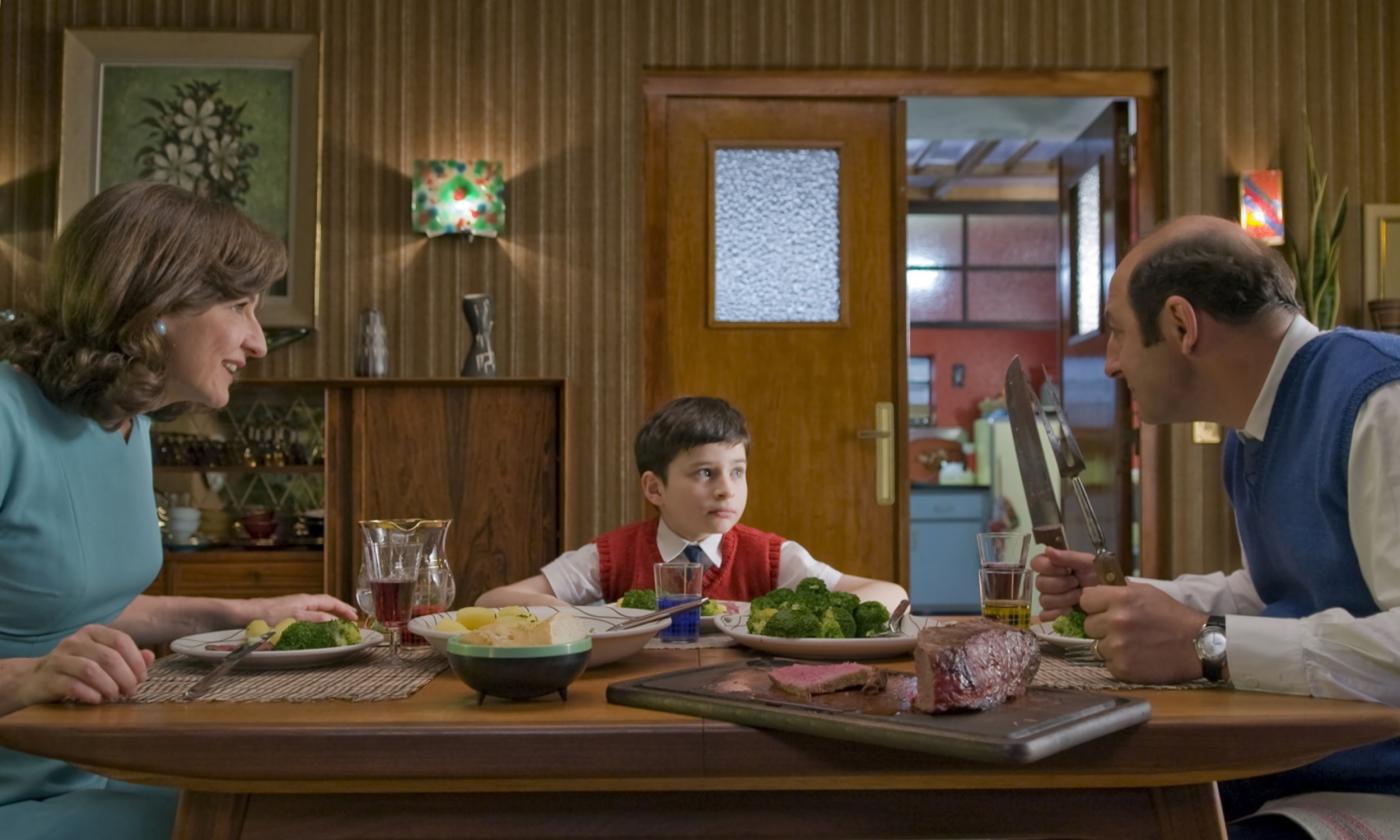 A dinner table scene from "Le Petit Nicholas"