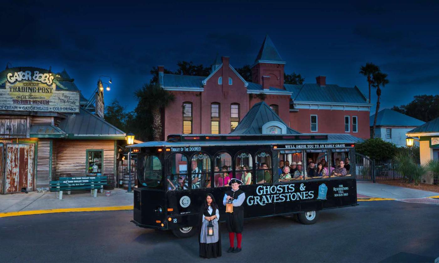 Ghost and Gravestones trolley tour