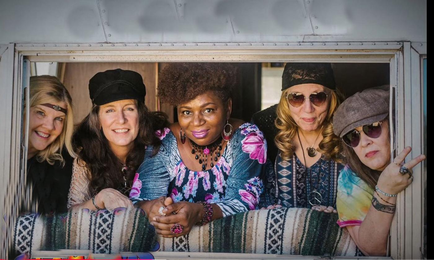 Five female musicians, the Vintage Vixens