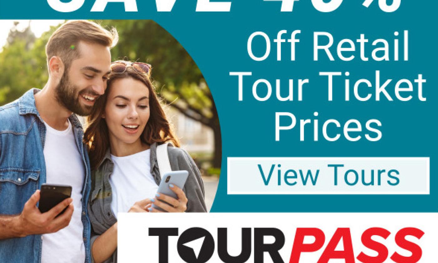TourPass, Save up to 40% off retail tour ticket prices