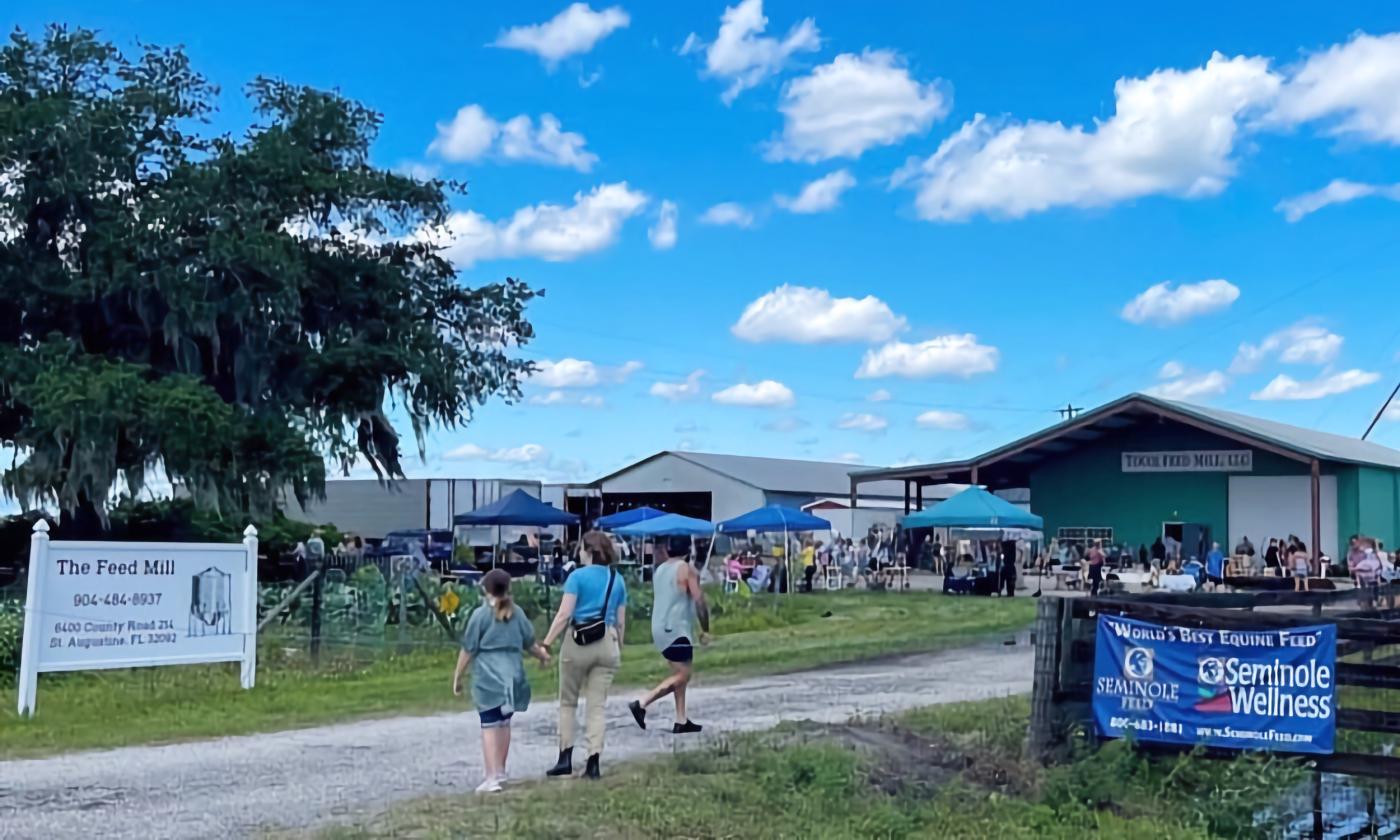 The entrance to the Market at the Mill